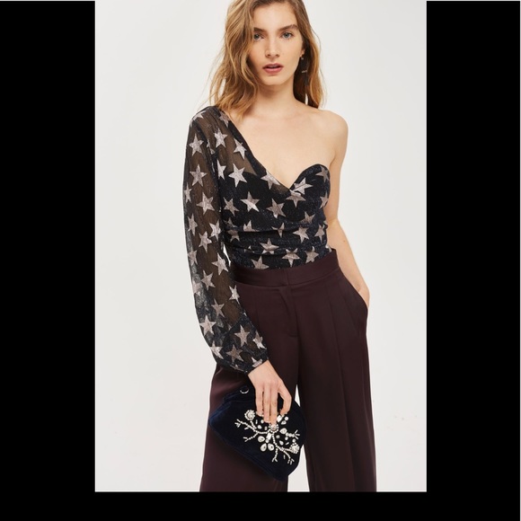 one shoulder bodysuit topshop